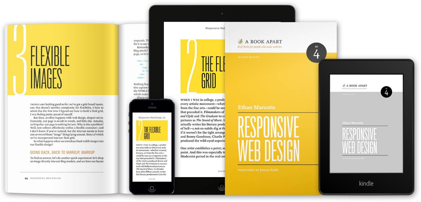 responsive design book by Ethan Marcotte