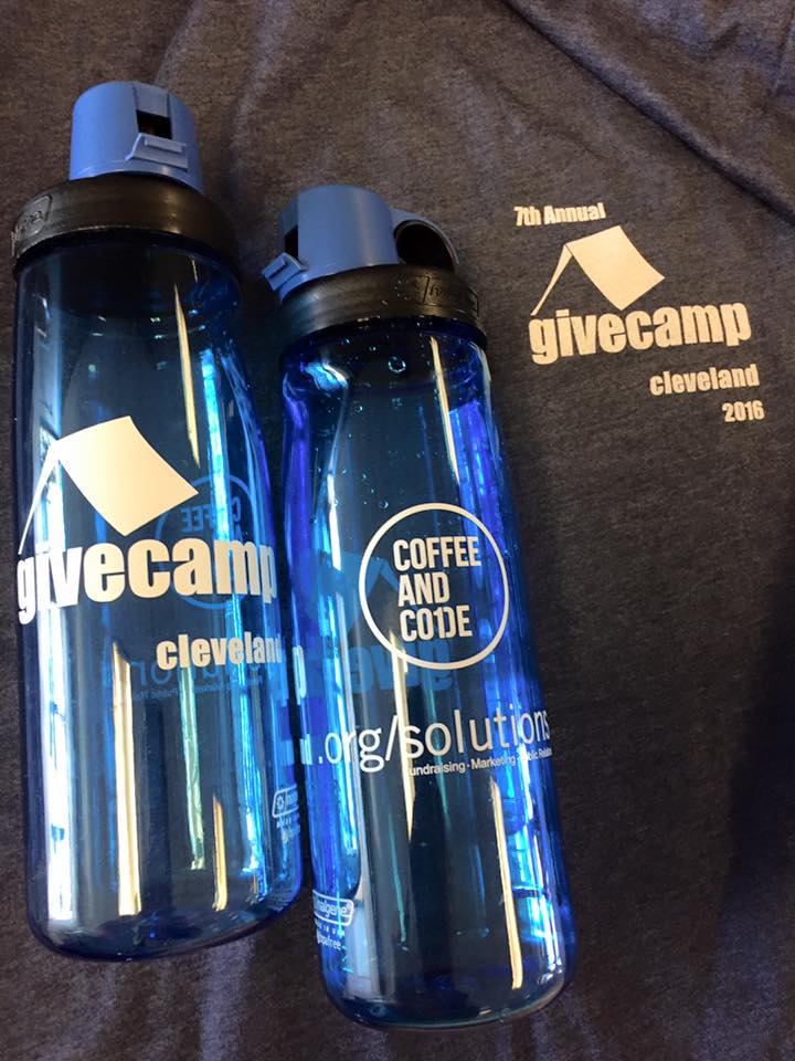 GiveCamp Water Bottles